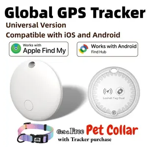 Tracker Tags for Android & iOS- for Pet， Luggage, Wallet, Bike, Bags,Child,GPS Item Tracker,Track the location of items at an unlimited distance,Easy to operate and simple,Up to 1 Year Battery.
