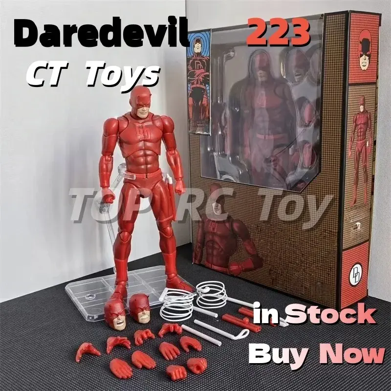 CT Daredevil Figure Mafex 223 Comic Version Shf Anime Action Figure Figurine Statue Model  Children's  Anime Toys Birthday Gifts