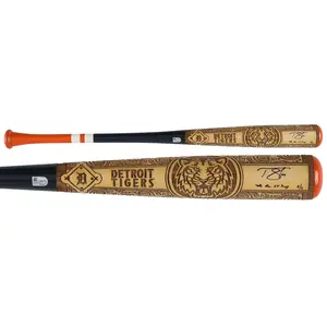 Tarik Skubal Detroit Tigers Autographed Pillbox Bat Company Bat with "25 AL Cy Young" Inscription - Limited Edition of 5 - Fanatics Authentic Certified