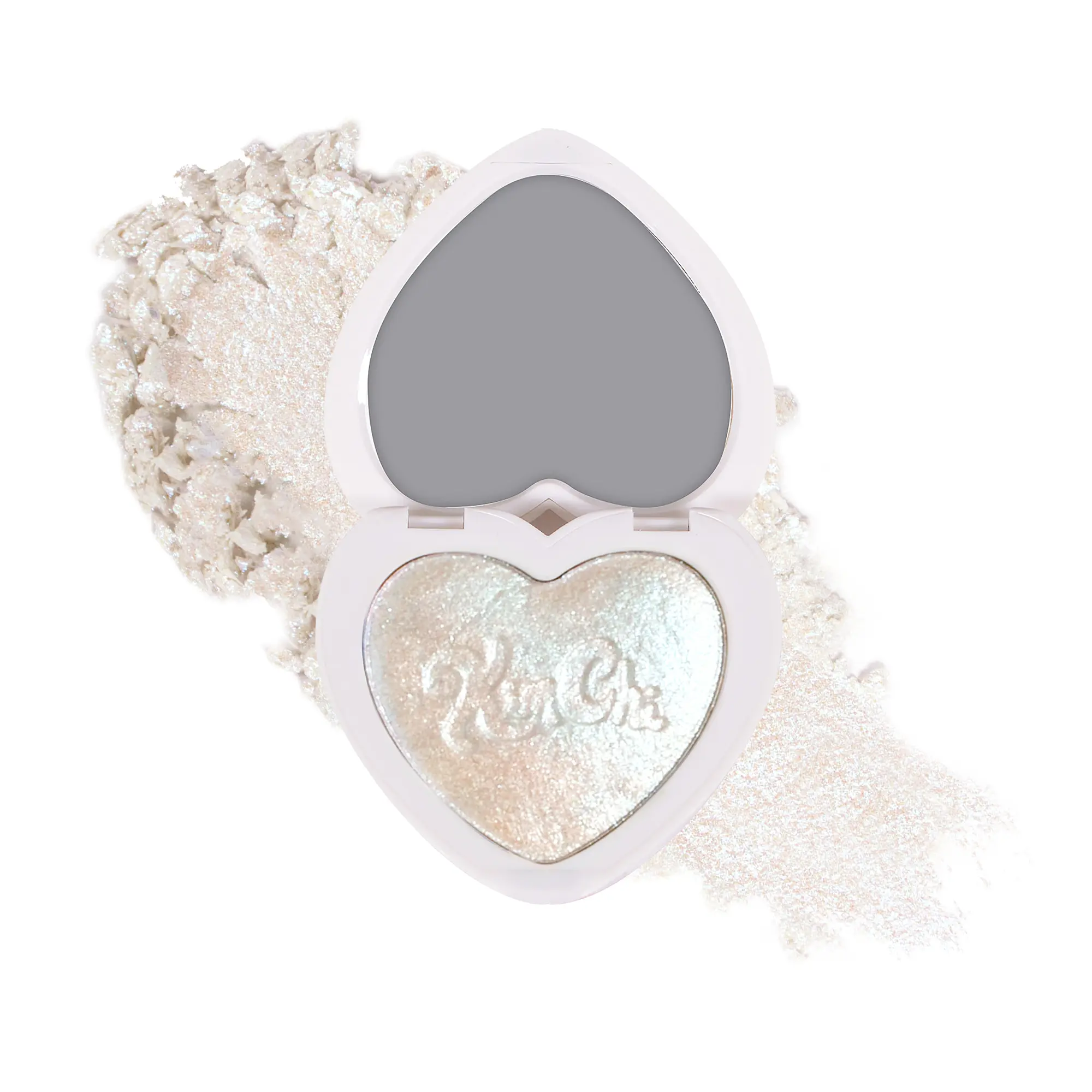 Pearl Gone Wild Pressed Shimmer Highlighter Compact with Mirror