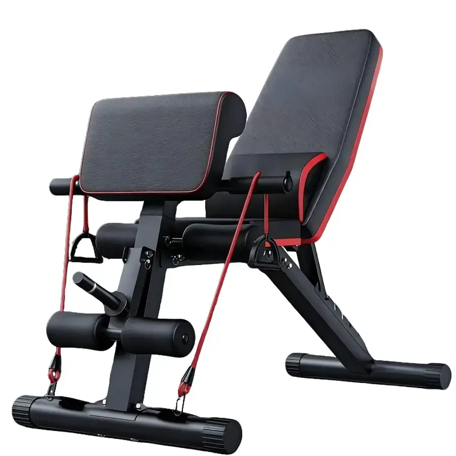 Multifunctional Folding Dumbbell Bench - 800-lb Metal Standard Strength Training Bench for Home Gym, Whole Body Workout Fitness Equipment, Strength Training Benches