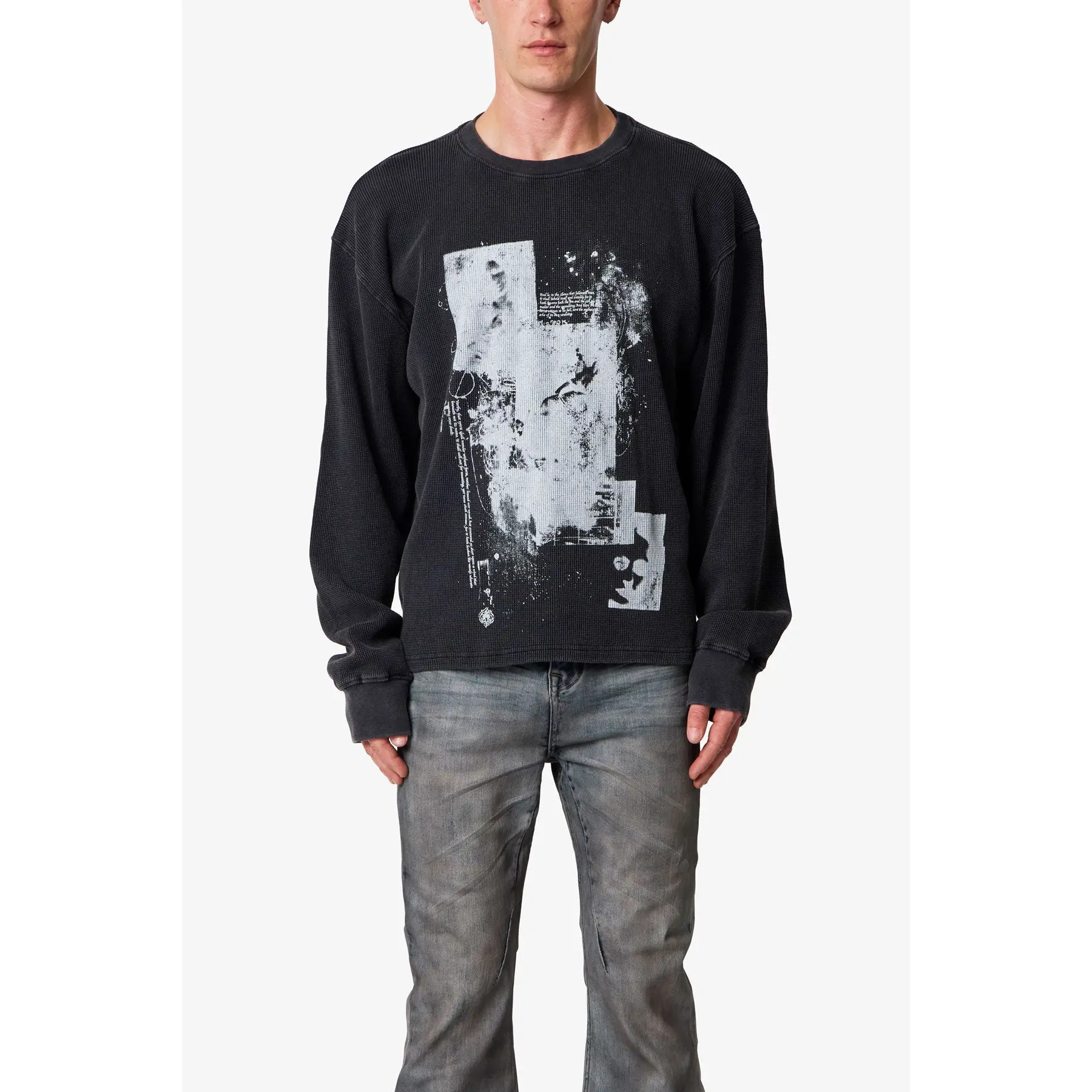 mnml Corruption Thermal L/S Tee - Black