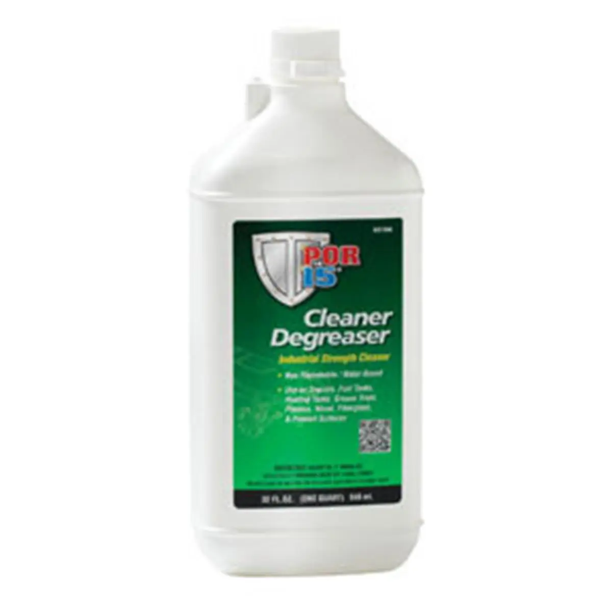 POR-15 Fast-Acting Water-Based Engine Cleaner - Multi-Purpose Heavy Duty Degreaser, 1 Qt Bottle, Non-Corrosive, Residue-Free, Dilutable, Ideal for Industrial Equipment & Automotive Car Maintenance, Excellent For Industrial Equipment