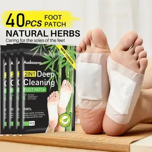 Natural Herbal Foot Detox Pads, Overnight Foot Care Patches, Body Relaxation, Fatigue Relief & Sleep Support