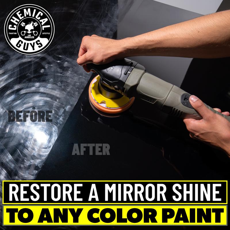 CHEMICAL GUYS TORQX Detail On The Go Mobile Polishing Kit with FREE Quick Load Carrying Caddy – Compact Dual Action Polisher Kit with Cutting & Finishing Pads, Compounds & Polishes, Ideal for Paint Correction, Swirl Removal & Headlight Restoration