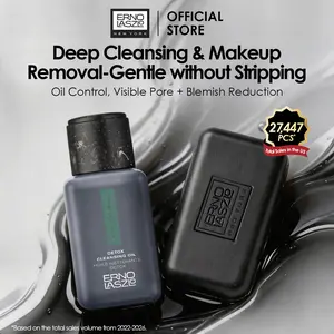 Detox Double Cleansing Duo, The Cleansing Duo for Oily & Combo Skin — Melts off SPF, Makeup, Dirt + Unclogs Pores