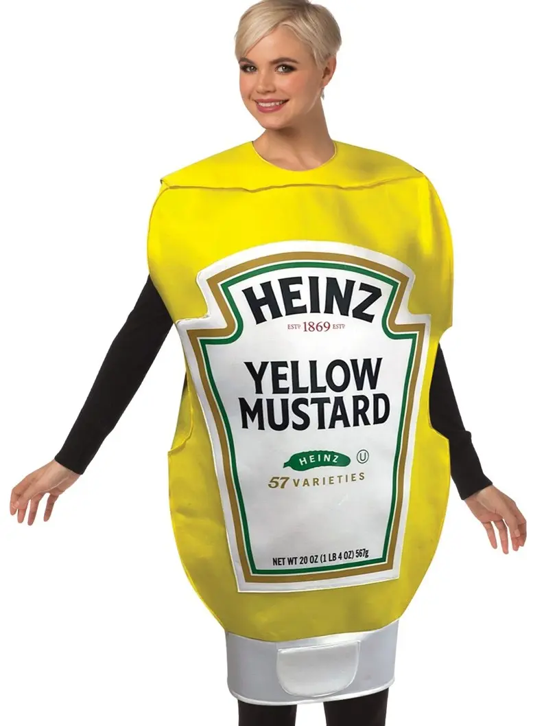 Heinz Mustard Squeeze Bottle Costume