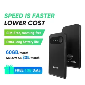 【Global Use·13Hrs Battery】2025Mini Portable WiFi Hotspot, No SIM Card Needed! Worldwide 4G Coverage with 1GB Free Data. Connect Up to 9 Devices. Perfect for Travel/Outdoor/Work