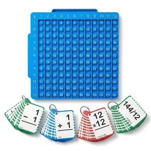 KIDGENIUS 2-in-1 Educational Math Toy & Adult Stress Relief Fidget Board | Math Flash Cards for 1st-6th Grade Kids | Addition Subtraction Multiplication Division Games | Soft Silicone Safe Material with Counting Anxiety Relief Function for Adults