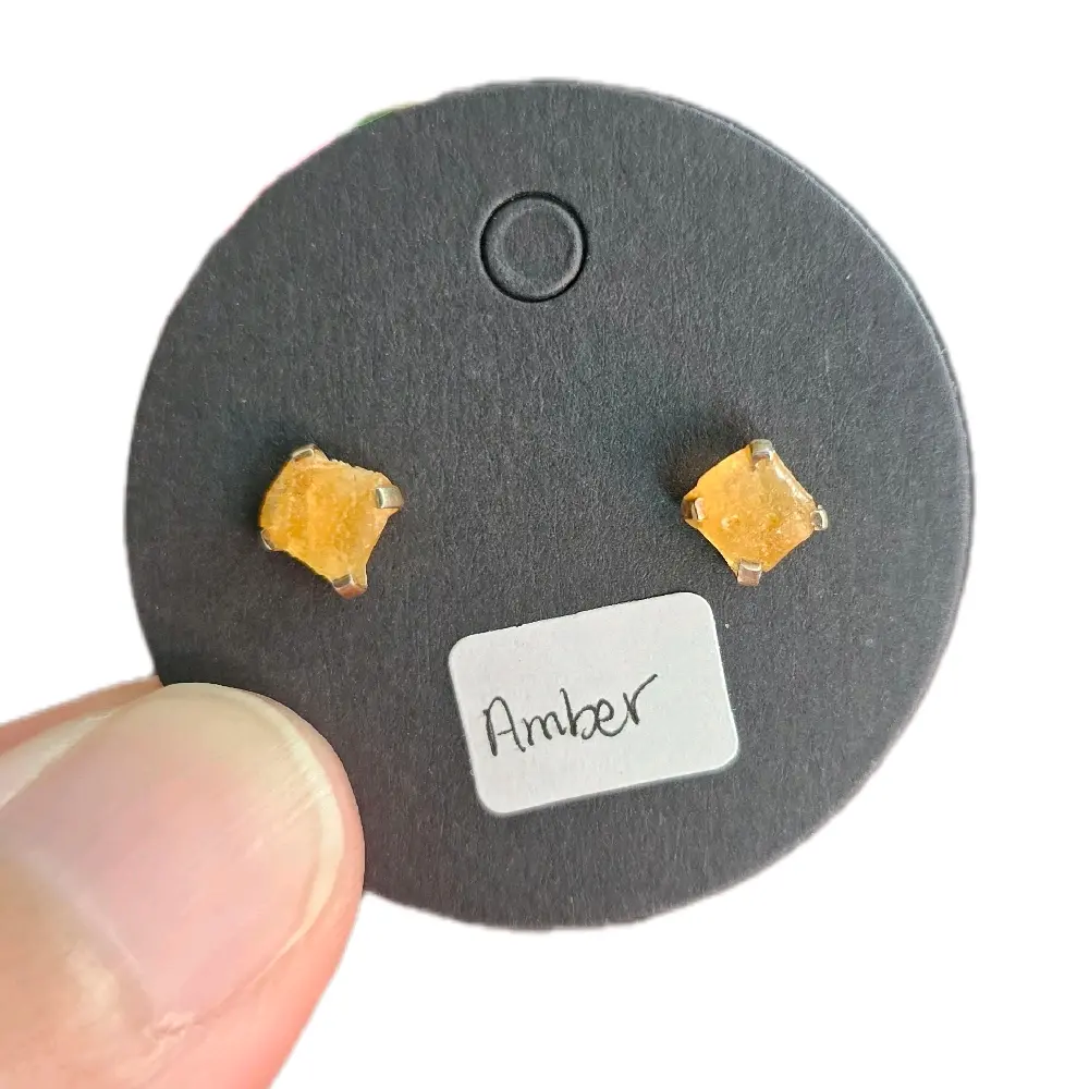 Amber Earrings