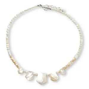 Mine Finds by Jay King Sterling Silver Mother-of-Pearl Necklace