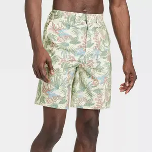 Men's 9" Floral Print Hybrid Swim Shorts - Goodfellow & Co