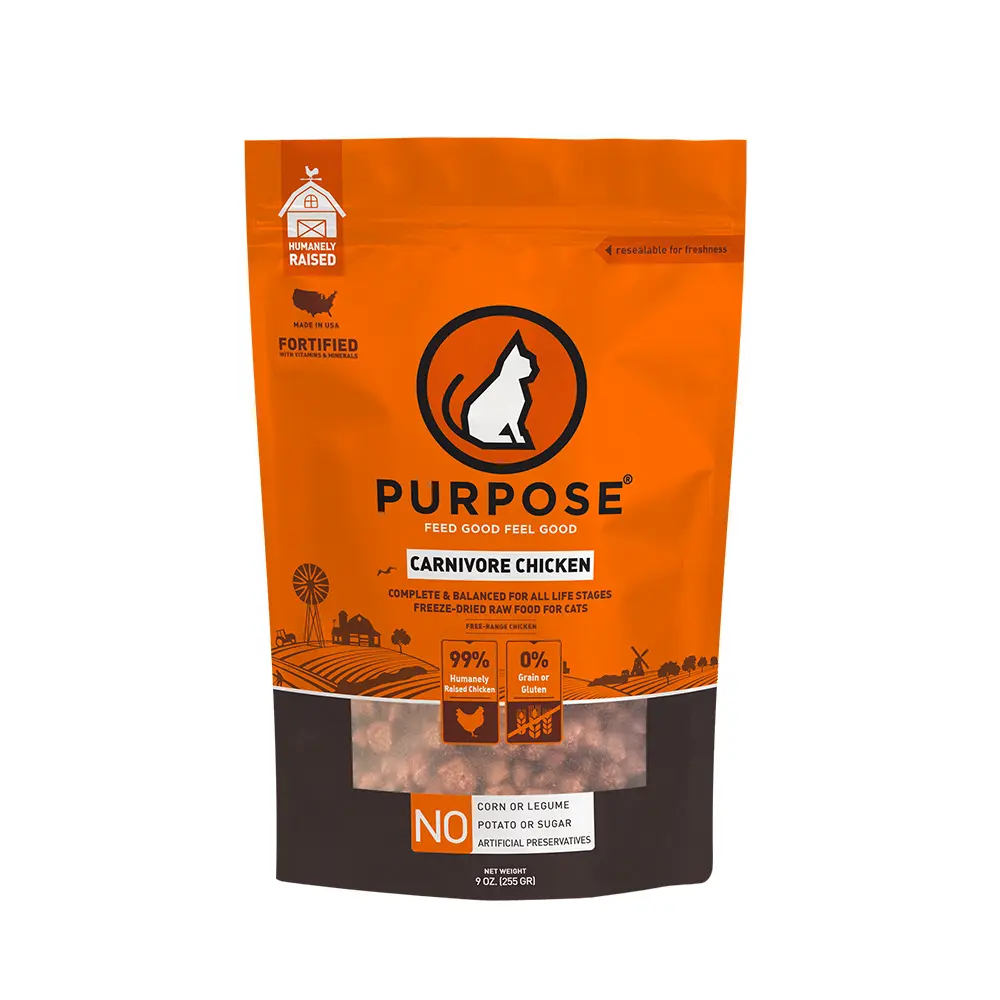 Carnivore Chicken Freeze-Dried Raw Cat Food Carnivore Chicken Freeze-Dried Raw Cat Food
