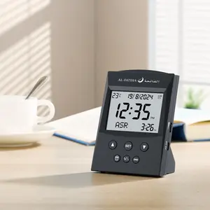 Desktop LED Muslim Prayer Clock, Azan Hanging Clock, Digital Azan Clock for Home Office Mosque, Home Decor, Multifunctional Alarm Clock, Usb Powered Clocks, Digital Alarm Clocks