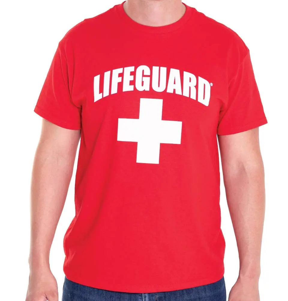 LIFEGUARD Officially Licensed Short Sleeve Crew Neck T-Shirt for Men Women Unisex Tee
