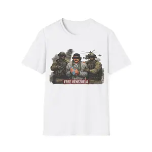 Nicolas Maduro Shirt, Capturado Nicolas Maduro Shirt, Freedom for Venezuela Shirt, Maduro Captured Venezuela Shirt Unisex Softstyle T-Shirt