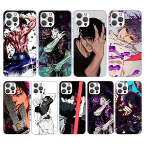 Kaisen J-Jujutsu Fushiguro Toji Soft Phone Case For iPhone 17 Promax 16 15 14 13 12 11 Pro Max X XR XS 7 Plus 8 + SE 16Max Pattern Customi