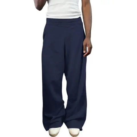 Baggy Sweatpants Ripped Elastic Waist Wide Leg Lounge Sweat Pants Joggers Track Pants