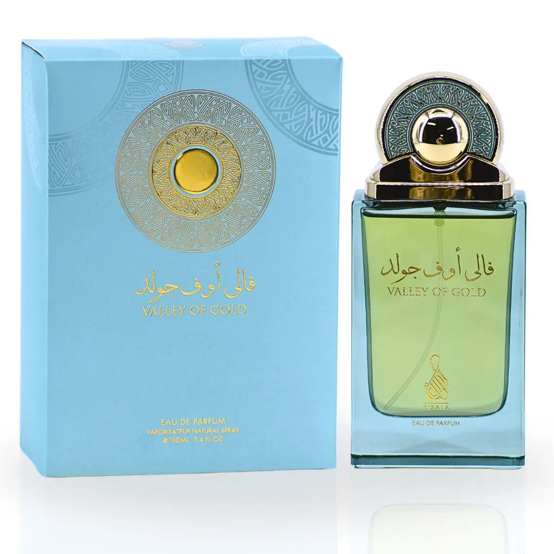 Valley Of Gold EDP Spray 100ML (3.4 OZ) By RISALA | Discover The Captivating Essence Of Freshness & Depth.