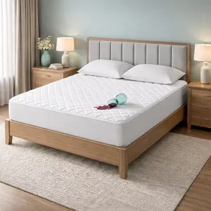 Cooling Waterproof Mattress Protector Queen Size – Quilted Mattress Pad Cover, Soft Breathable & Noiseless, Deep Pocket Fit Up to 22 Inches, Hypoallergenic