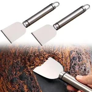 Steel Scraper Tile Flat Scraper Floor Glass Glue Remover Kitchen Refrigerator Cleaning Tool, Cleaning Products