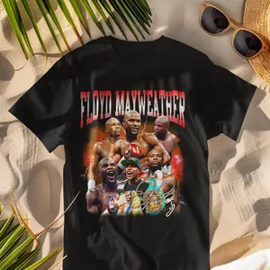 Vintage 90s Graphic Floyd Mayweather T-Shirt, Floyd Mayweather Shirt, Retro American Sports Tee, Gift For Boxing Lovers, Hoodie, Sweatshirt