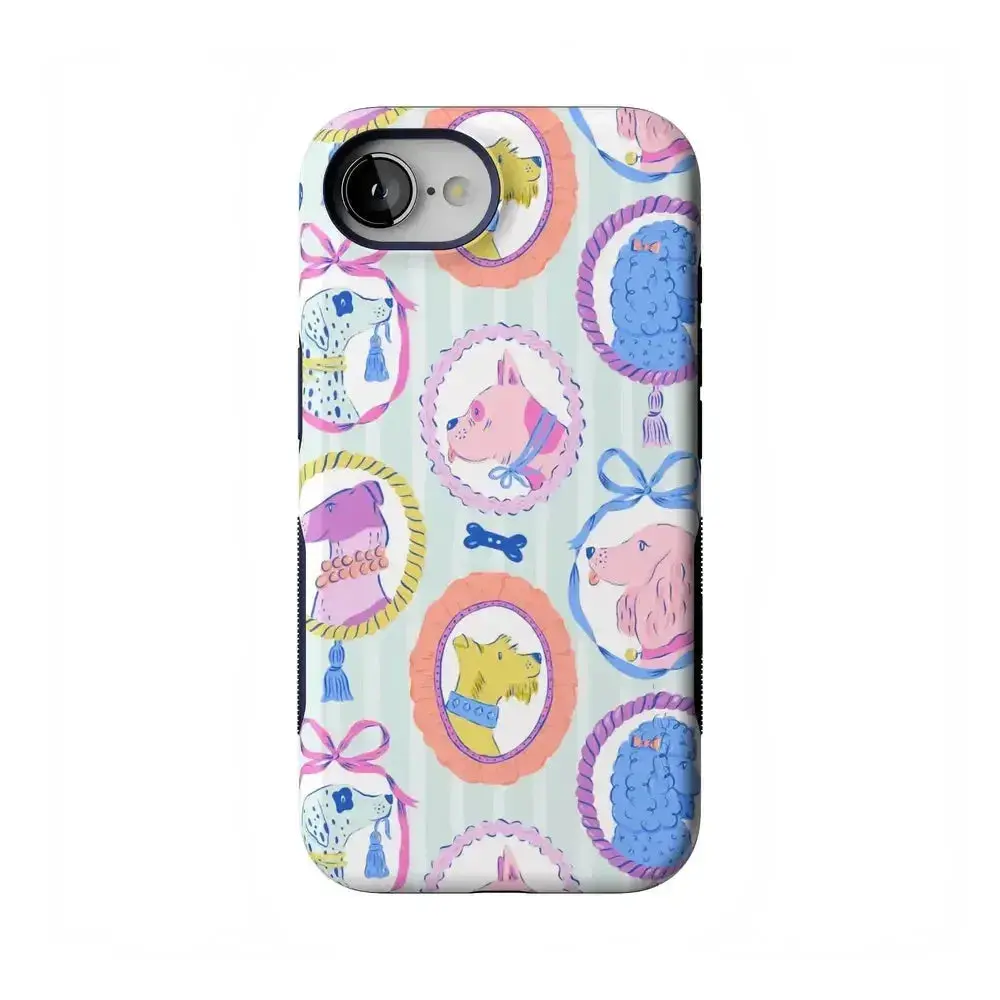 Casely iPhone 16e Case | Chateau Pups | French Dog | Bold Protective Design | Compatible with MagSafe