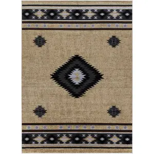 Buckhaven Brown Aztec Carpet