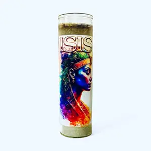 Isis Deity Candle - Egyptian Goddess of Love Healing Fertility and Magic; Symbolic Representation for Ceremonial Use