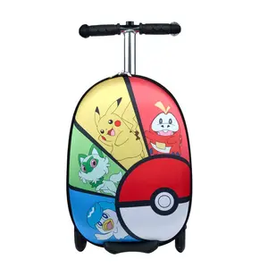 Pokemon Kids' Hardside Carry On Scooter Suitcase Pokemon Kids' Hardside Carry On Scooter Suitcase