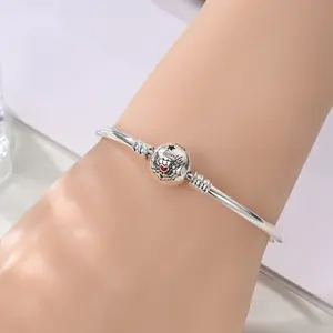 925 Sterling Silver Heroic Justice Bracelet - Motivational Cuff Bangle