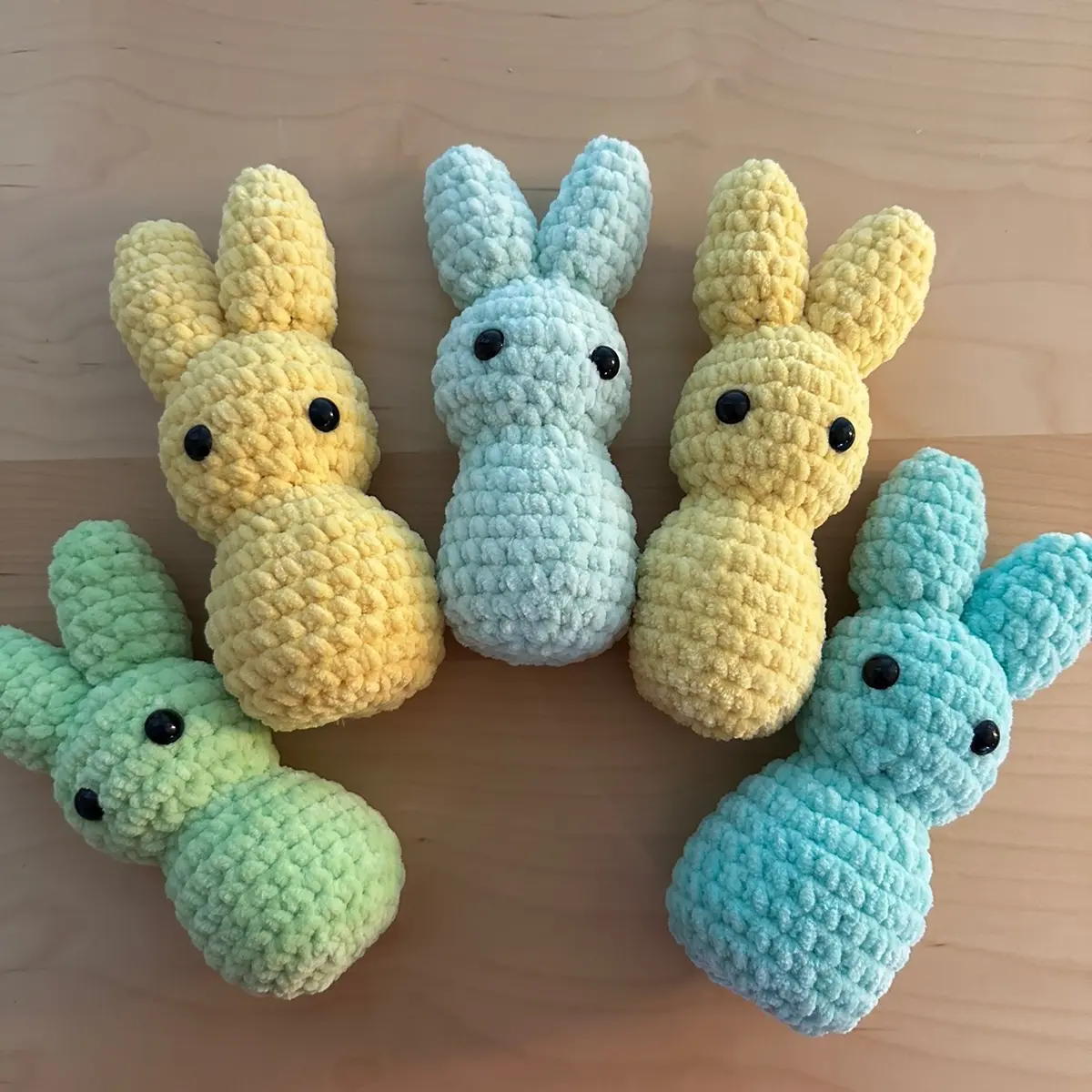 Peeps Crochet Bunny Plushie Amigurumi