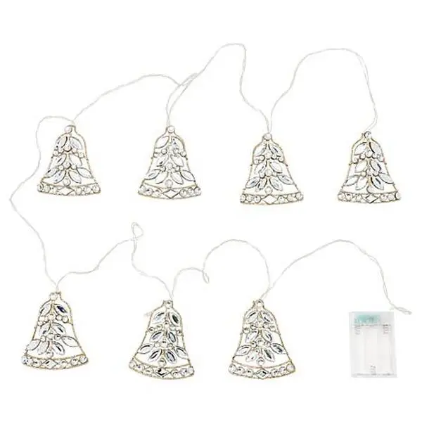 August & Leo 6' Jeweled Bell String Lights August & Leo 6' Jeweled Bell String Lights