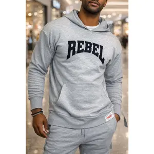 Rebellious® Clothing Co. - Men's Rebel Hoodie - Athletic Gray
