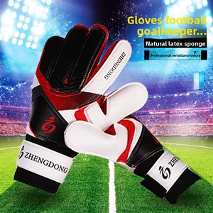 Football Goalkeeper Gloves Children Adult Teens Elementary School Students Professional Finger Protection Anti-skid Training Goalkeeper Male Latex