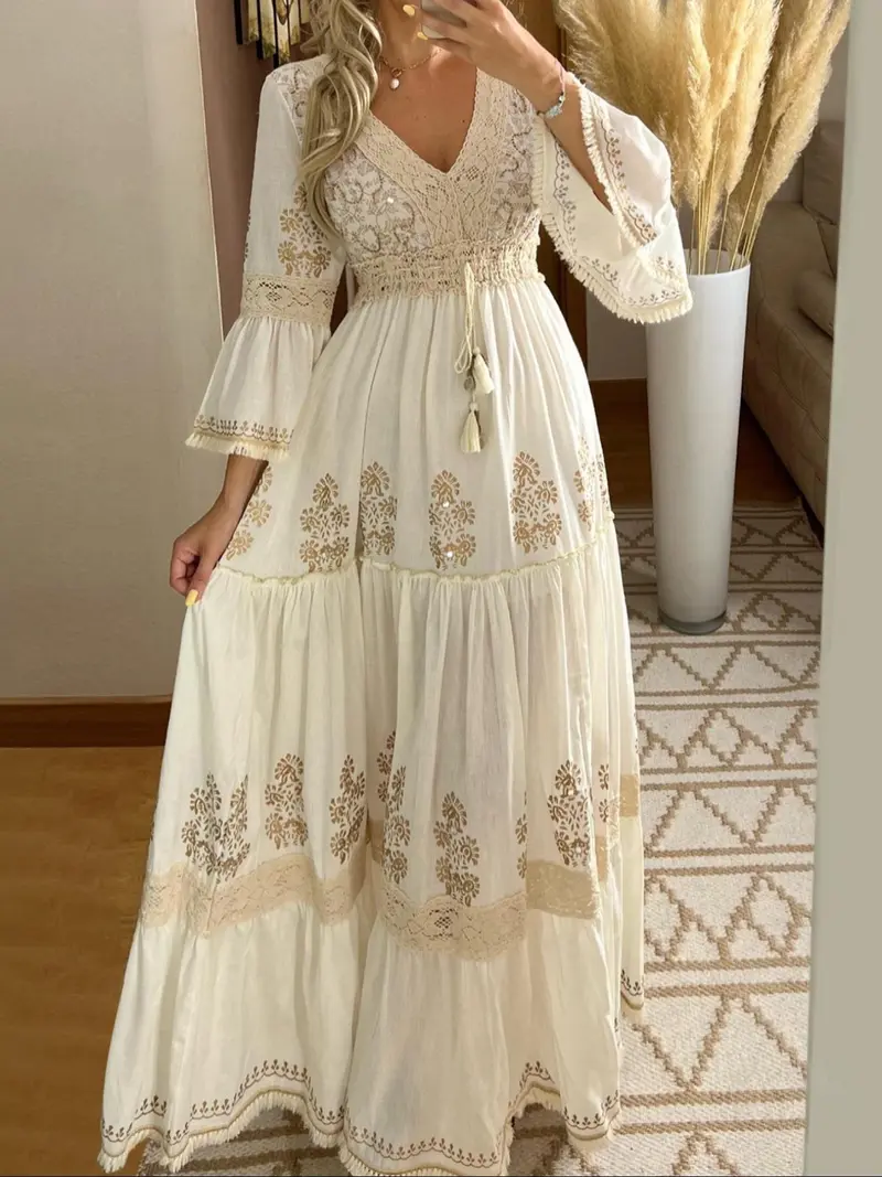 Styling a long white dress for fall - TikTok Shop Styling a long white dress for fall - TikTok Shop