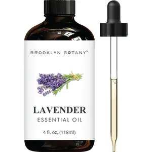 Lavender Essential Oil - Huge 4 Fl Oz - 100% Pure and Natural - Premium Grade with Dropper - for Aromatherapy and Diffuser