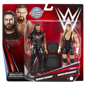 Bron Breakker & Roman Reigns - WWE Main Event 2-Packs 28 Mattel WWE Toy Wrestling Action Figures