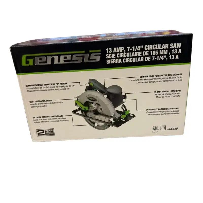 Genesis 7 1/4 inch Circular Saw 13 Amp