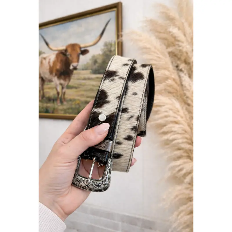 zara cow print belt - TikTok Shop display picture 3