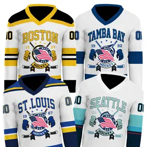 Graphic Ice Hockey Jersey Sport, Custom Name And Number Uniform Hockey Jersey, All Team Sport Menswear Streetwear