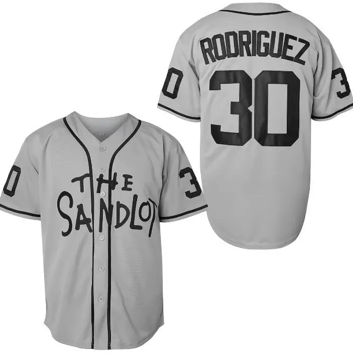 Men's Baseball Jersey #10Sandlot Movie Style | Embroidered Letters and numbers, breathable and Comfortable Fabric