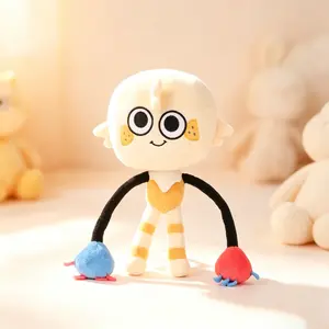 Dandy’s World Goob Plush Doll, Horror Game Cartoon Stuffed Scrap Pillow, Cute Anime Stuffed Animal Toy, Kids Birthday & Holiday Gift