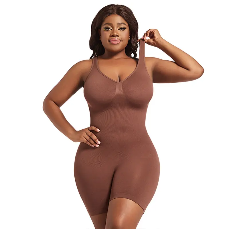LALUBEL BODY Women's Seamless 1-Piece Shapewear Bodysuit - Tummy Control, Butt Lifting, Waist Slimming, Back Support, Comfortable Everyday Compression