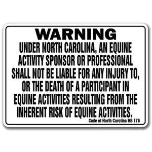 SignMission  North Carolina Equine Sign