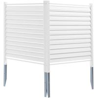 48" W x 48" H (2-Panel)【Louvered】