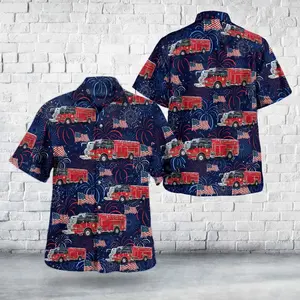 Joplin, Missouri, Joplin Fire Department, 4th Of July Hawaiian Shirt for men and women, Trendy Hawaiian Shirt for Men and Women, All over Print Hawaiian Perfect for Beach, Vacation, or Casual Summer Outfit