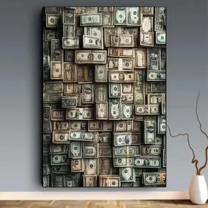 Stunning Dollar Bill Wall Art Poster- Perfect for Living Room, Bedroom