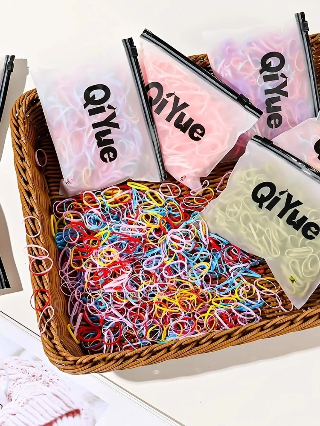 Simple Plain High Stretch Rubber Hair Tie, 1000pcs Casual Small Hair Rope for Women, Elegant All-match Fashion Hair Accessories for Daily Wear