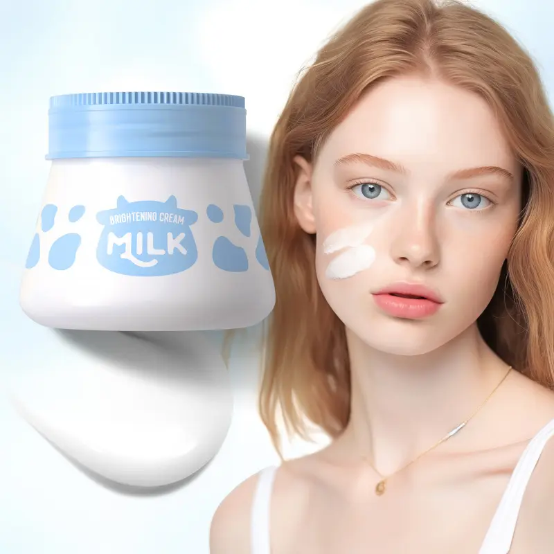 Tone Up Cream, Milky Cream, Hydrating Moisturizer, Brightening Face Cream, Light Coverage Makeup, No-Makeup Look, Brightening Moisturizing, 55g, Day Cream for Women & Teens